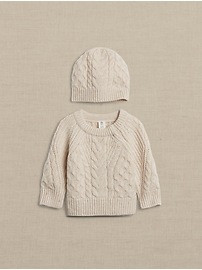 Baby Merino-Cashmere Cable Sweater | Banana Republic (US)