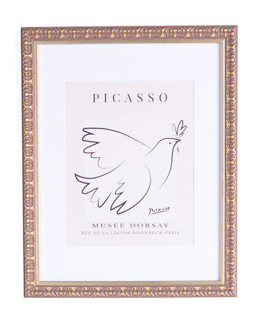 11x14 Matted To 8x10 Gold Tone Wall Frame | TJ Maxx