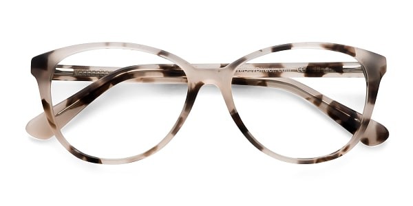 Hepburn - Cat Eye Ivory Tortoise Frame Glasses For Women | EyeBuyDirect | EyeBuyDirect.com