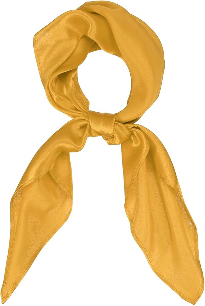 uxcell Fashion Scarves for Women, Silk Square Scarf, Silky Satin Head Scarf | Amazon (US)