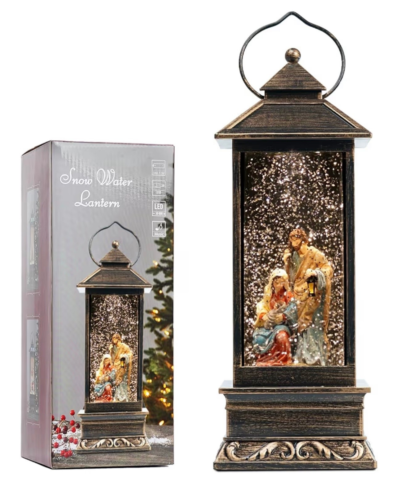 Snow illuminated lantern ❄️✨

#LTKHoliday #LTKSeasonal #LTKHome