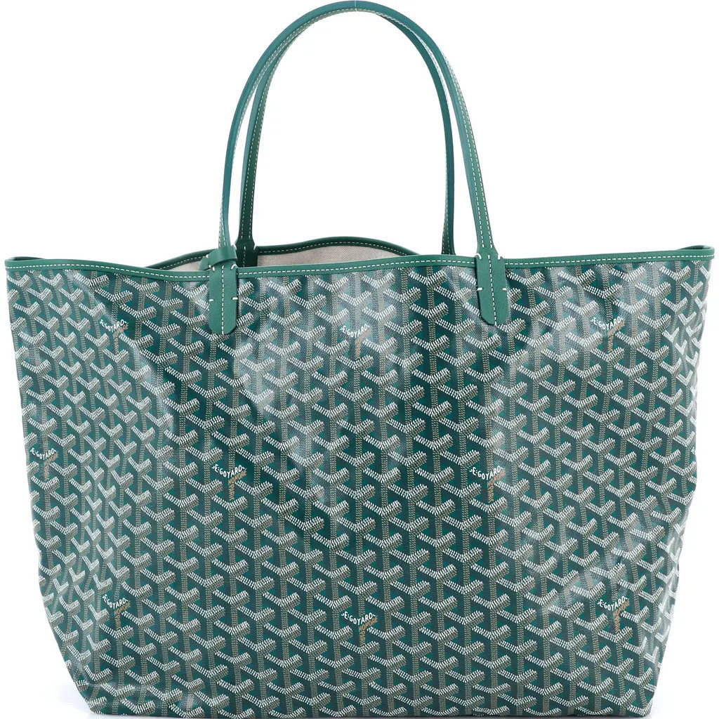Pre-Owned Goyard Saint Louis Tote Coated Canvas GM in Green at Nordstrom, Size Large | Nordstrom