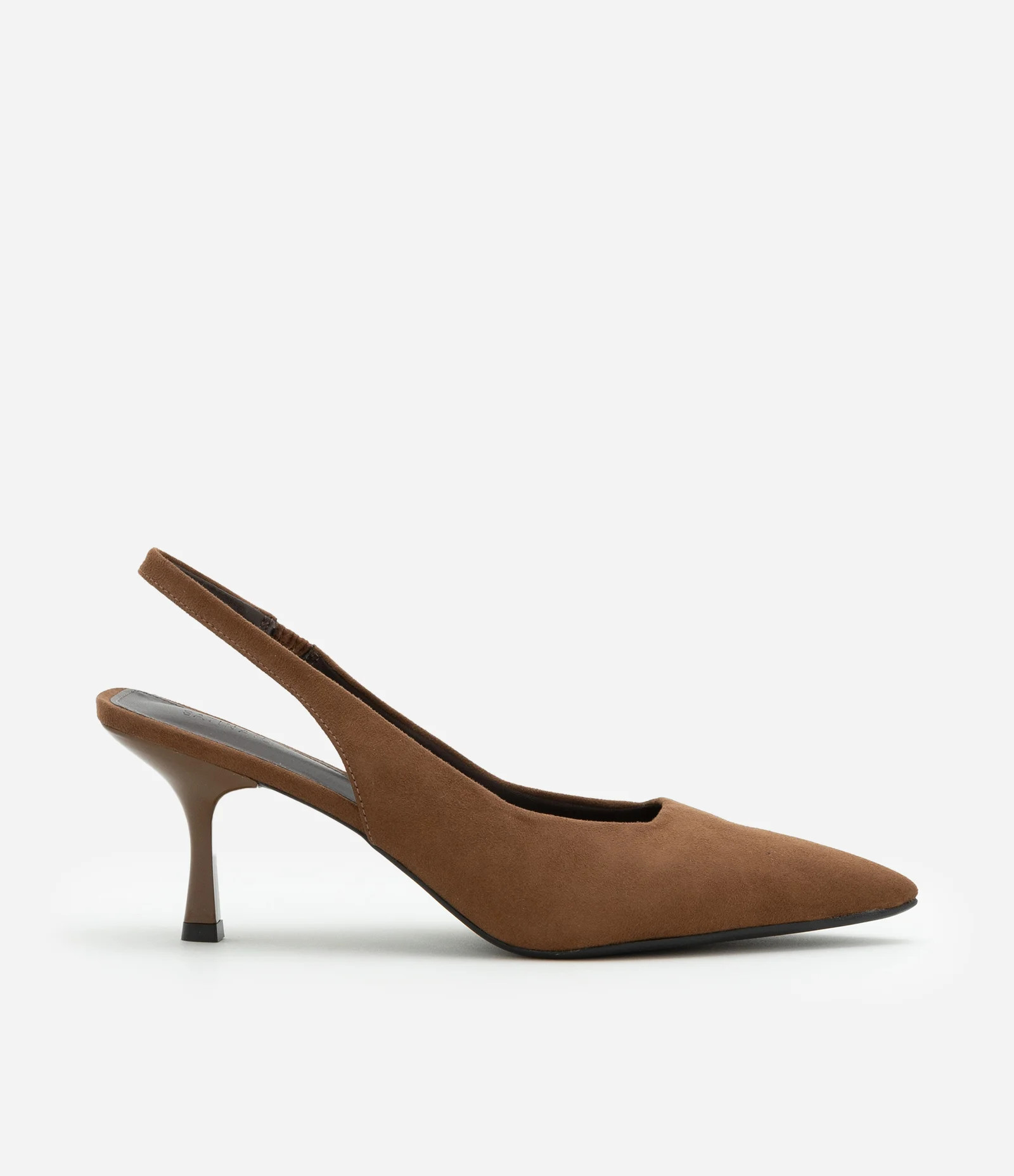 Sapato Scarpin Slingback com Bico Fino Marrom - Lojas Renner | Renner (BR)