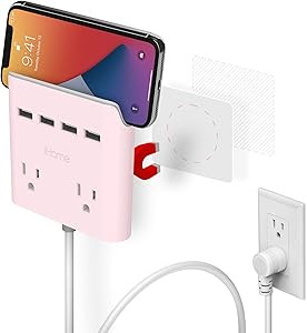 iHome Power Reach Multi-Plug Outlet Extender and Splitter, Fast Charging Portable Power Station w... | Amazon (US)