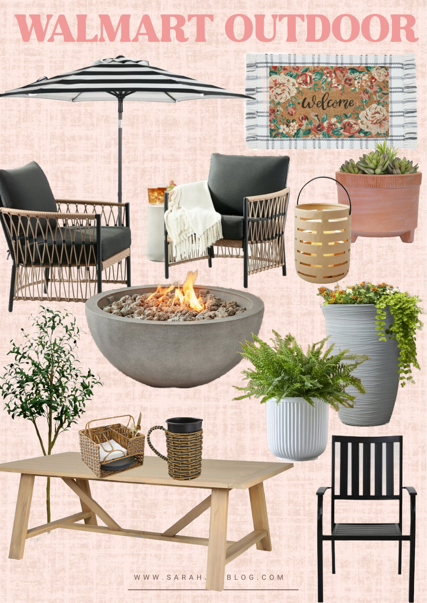 Walmart outdoor patio furniture and decor finds!! 

Walmart home, deck, patio, summer decor 

#LTKSaleAlert #LTKSeasonal #LTKHome