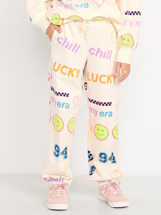 Favorite Fleece High-Waisted Jogger Sweatpants for Girls | Old Navy (US)