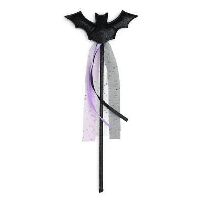 Glitter Bat Halloween Wand | Maisonette