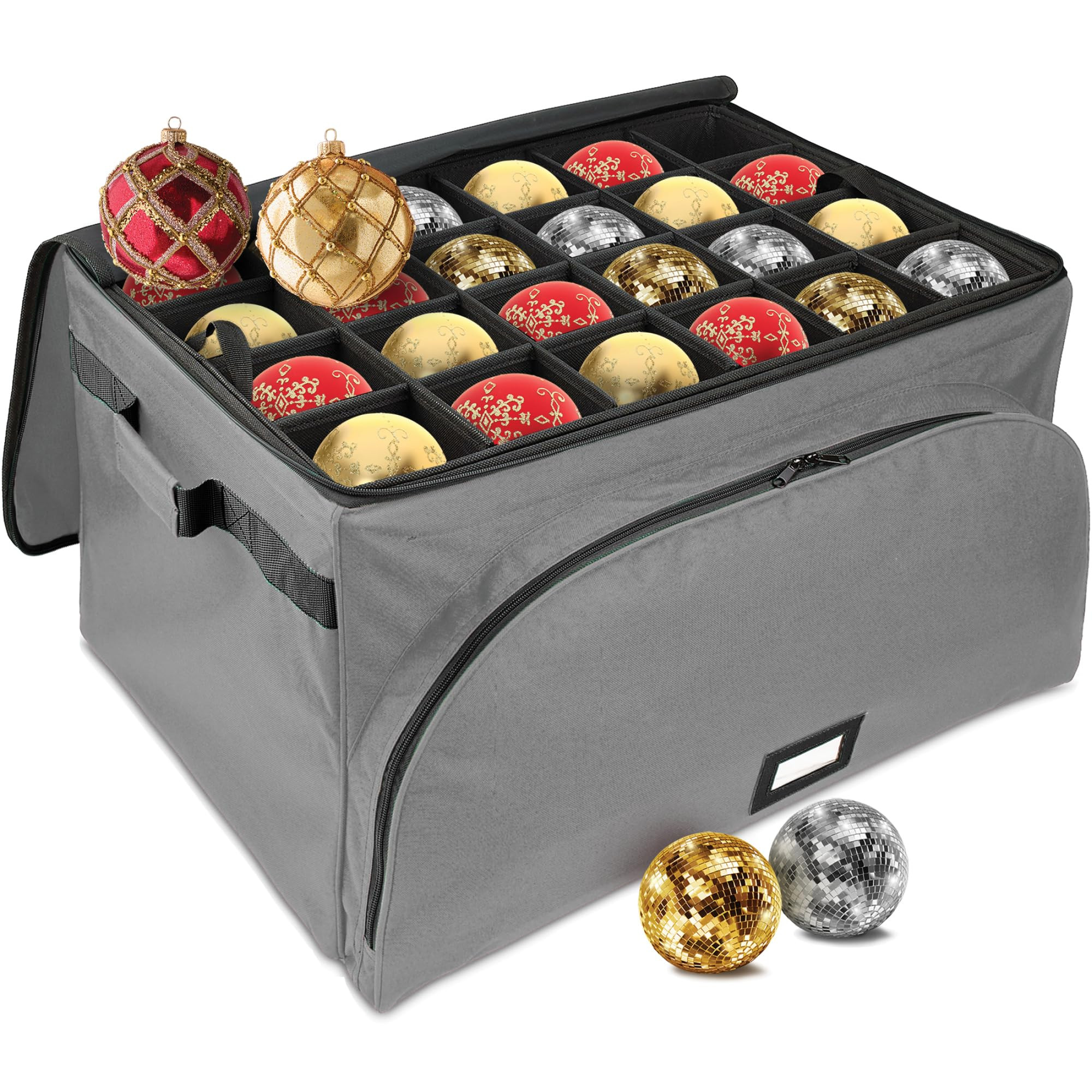 HOLDN’ STORAGE Premium Christmas Ornament Storage Box – Holds up to 72 4” Ornaments, Durabl... | Amazon (US)