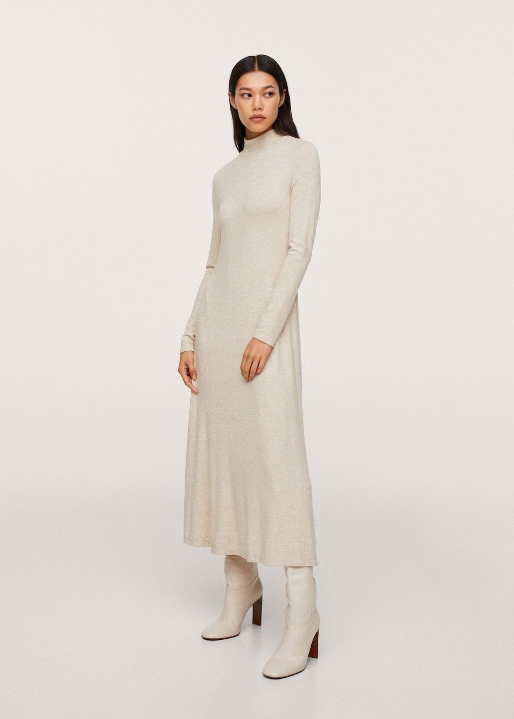 Knit Sweater Dress | Midi Dress | Fall Dresses | Thanksgiving Dress | Winter Outfit  | MANGO (US)