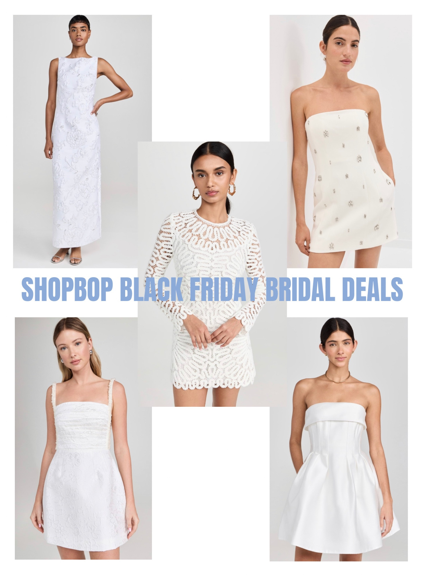 2024 Bridal Deals ShopBop 

#sale #bride #bridal #blackfriday #shopbop #white #mini #dress #ivory #satin #bridal #gown #rehearsal #dinner #bachelorette #strapless #maxi #straps #midi #lace #pearl #detail #rhinestone #sparkle #shine 

#LTKWedding #LTKCyberWeek #LTKHoliday
