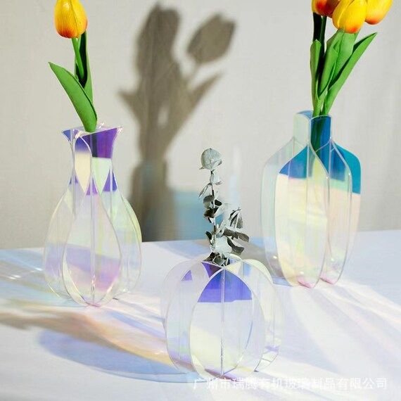 Acrylic Pearl Shining Vases | Etsy | Etsy (US)