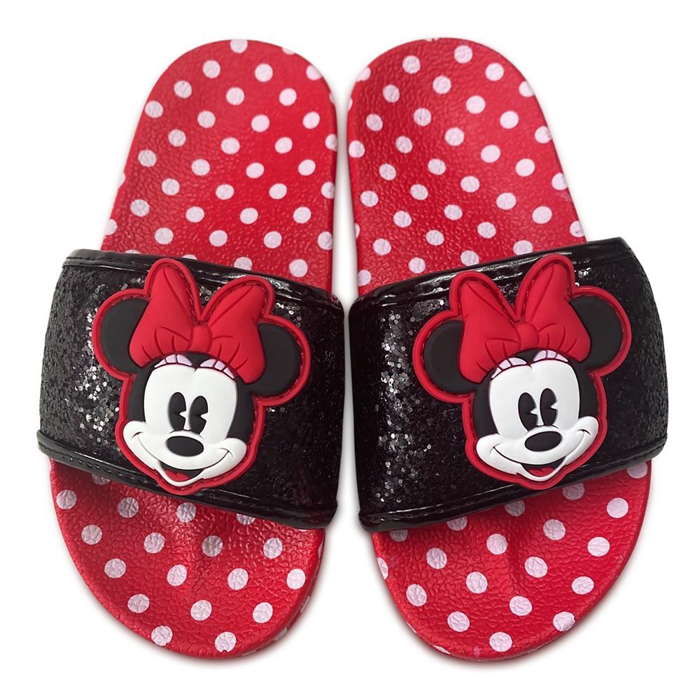 Minnie Mouse Polka Dot Slides for Girls Official shopDisney | Disney Store