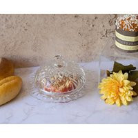 Etched Glass Lidded Jar/Candy Dish/Apothecary Jar | Etsy (US)