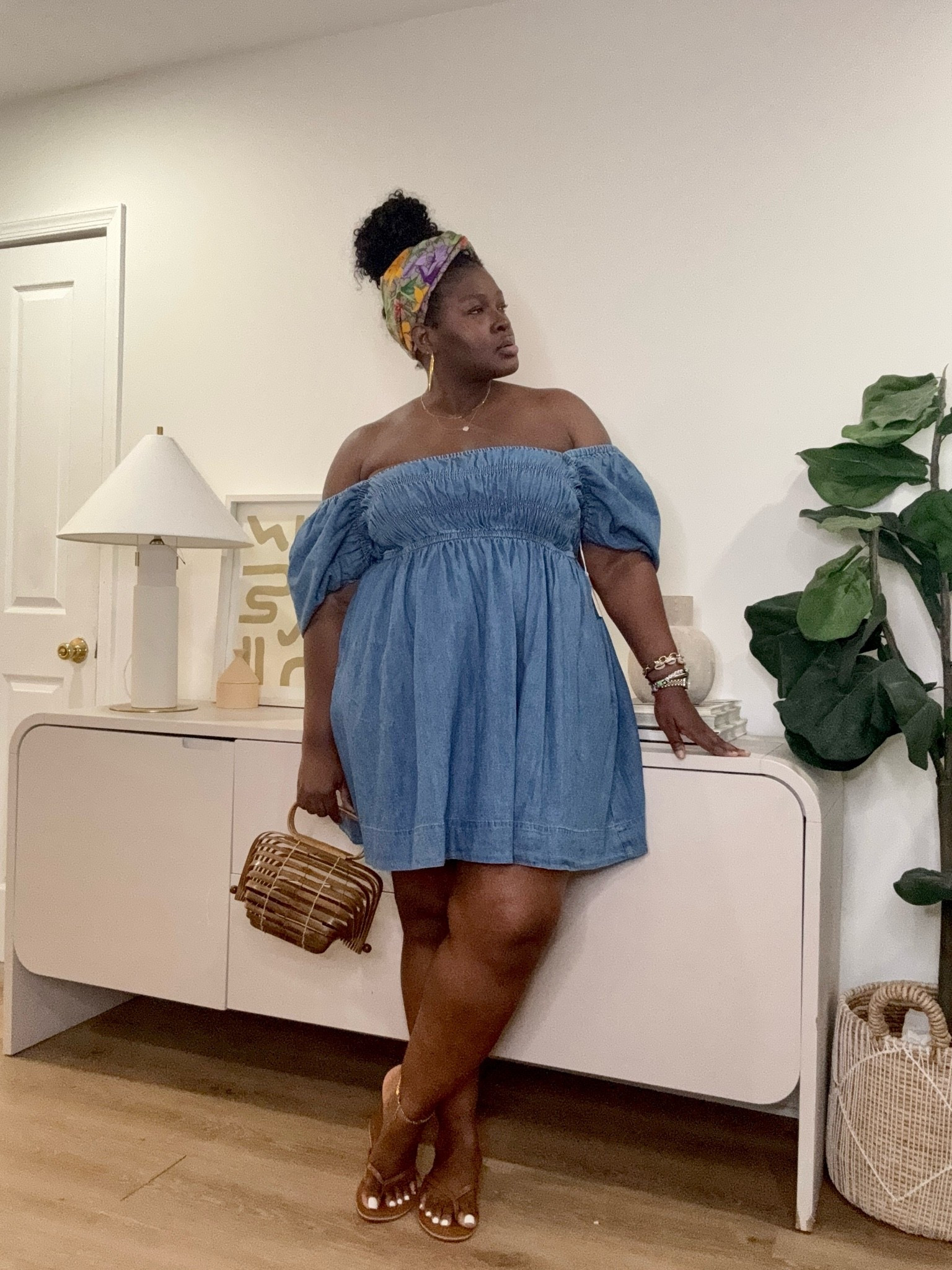 Some mornings you don't want to think about your outfit. That's why I love dresses like this. One piece, a few accessories, and you're ready to go looking polished without the effort. Comfortable, flattering, and perfect for busy days. #SummerDress #LTKFashion #DenimDressStyle #OOTDIdeas #CurvyStyle #FashionLover #EverydayWear #WeekendOutfit #LTKStyle #DressInspo

#LTKootd #LTKSeasonal #LTKMidsize