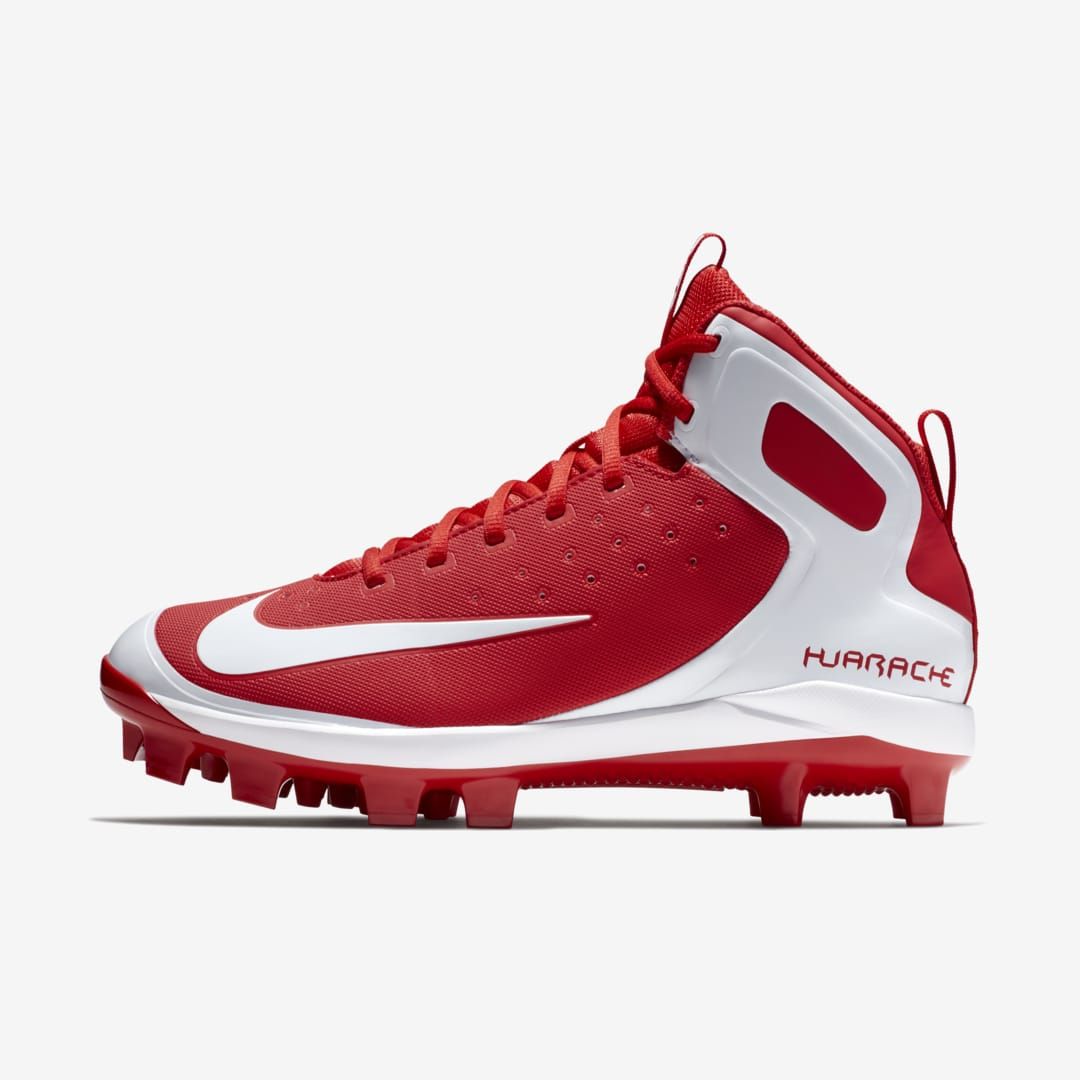 Nike Alpha Huarache Pro Mid MCS Men's Baseball Cleat (University Red) | Nike (US)