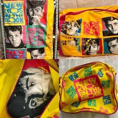 Vintage 1990 New Kids On The Block Sleeping Bag AND Duffel / Overnight Bag  | eBay | eBay US