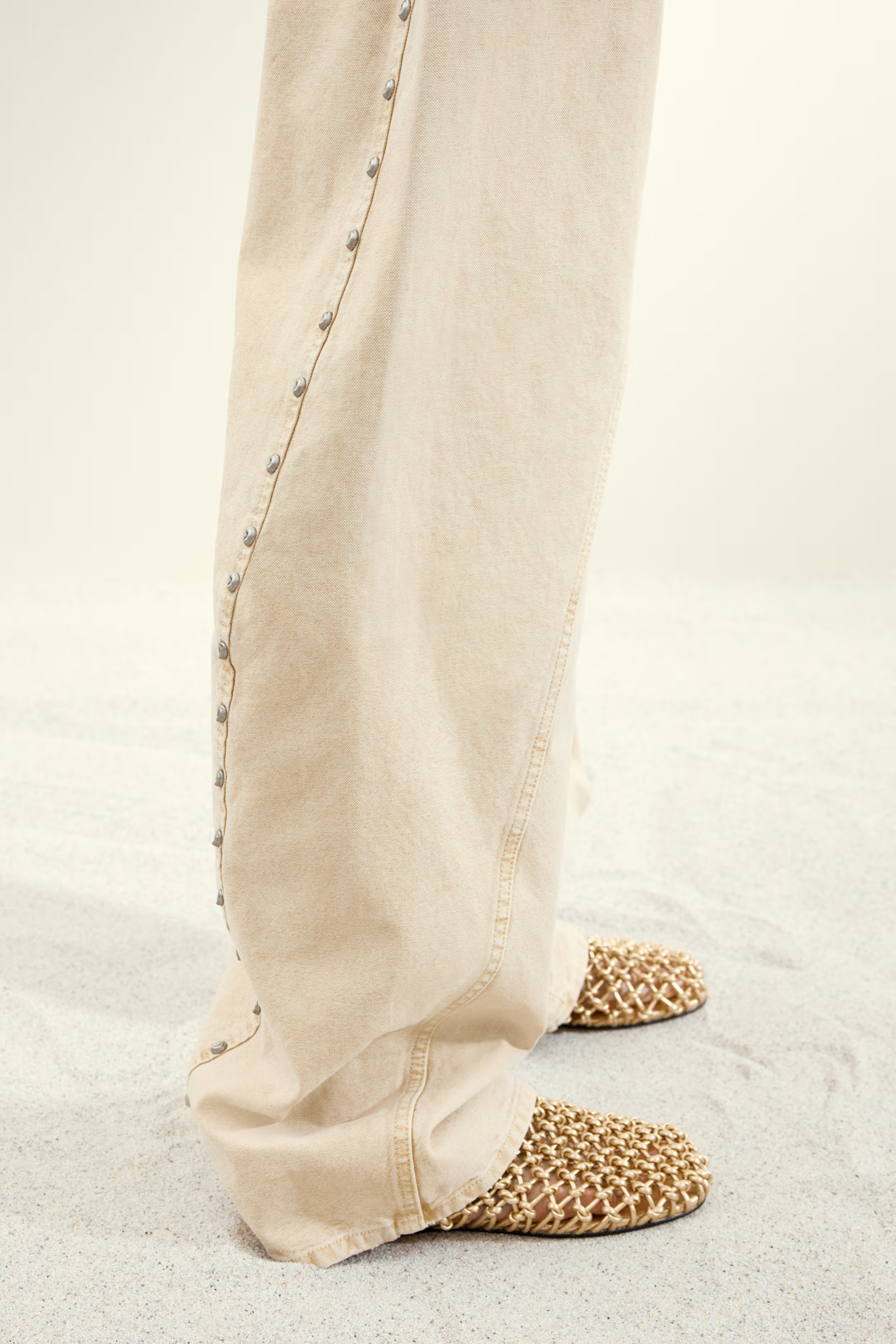 Knotted leather mules | H&M (UK, MY, IN, SG, PH, TW, HK)