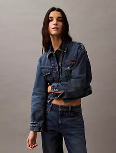 90s Denim Trucker Jacket | Calvin Klein | Calvin Klein (US)
