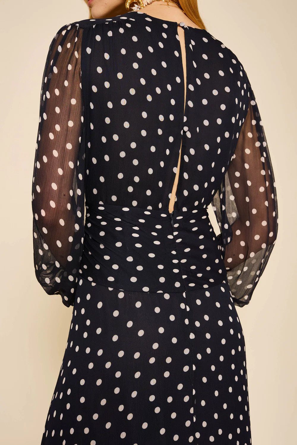 Meera - Bohemia Spot Deep Navy | Rixo