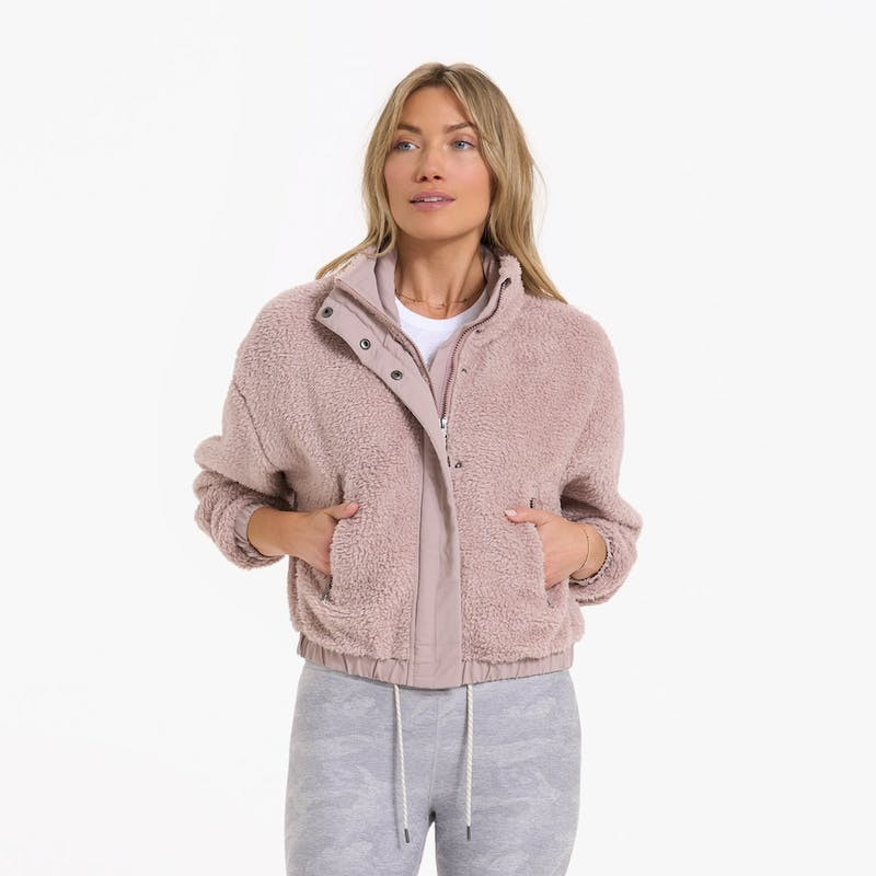 Cozy Sherpa Jacket | Dusty Pine | Vuori Clothing