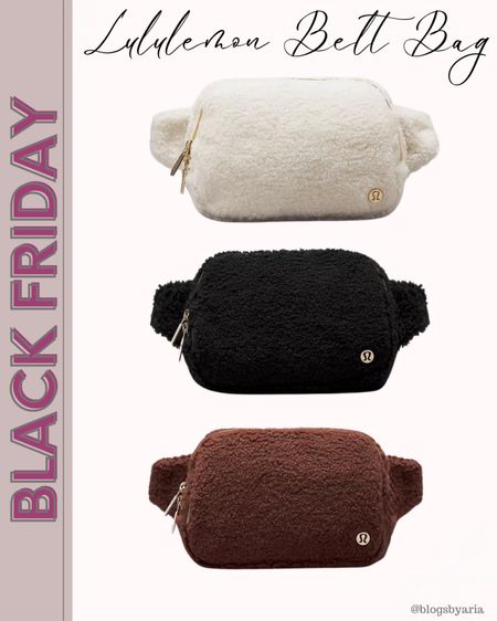 Black Friday deal - Sherpa Lululemon belt bag 

#LTKCyberWeek #LTKGiftGuide #LTKsalealert