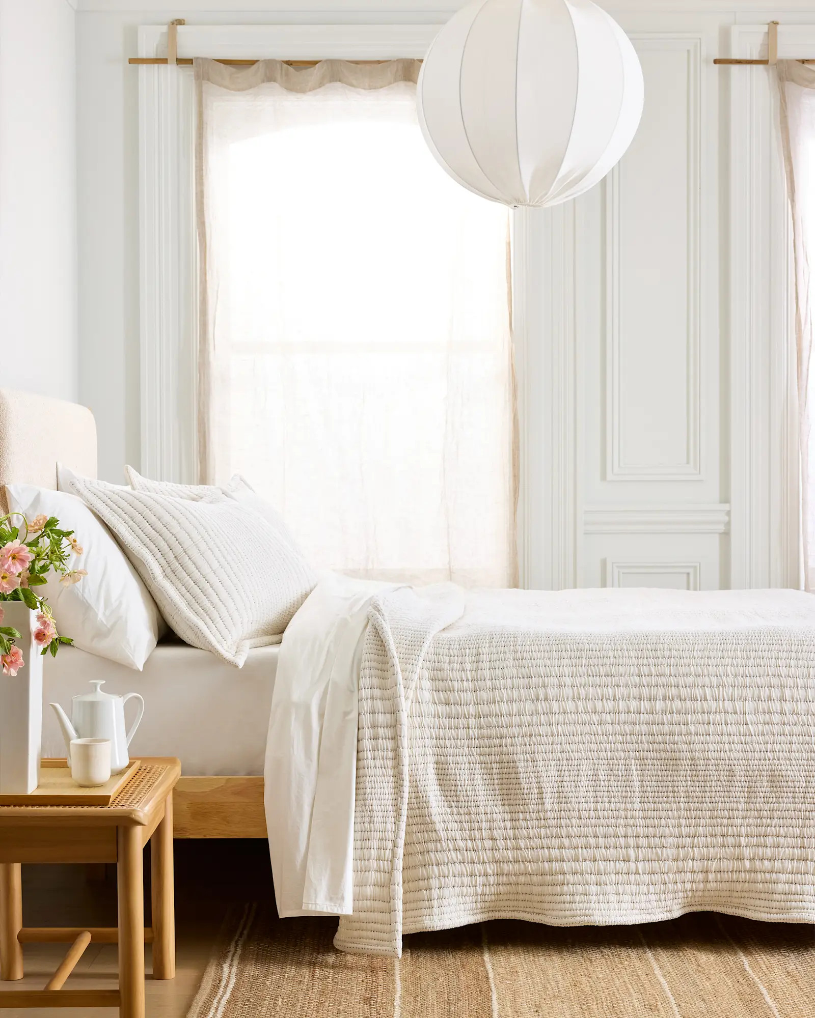 Organic Cotton Channel Quilt Set | Quince