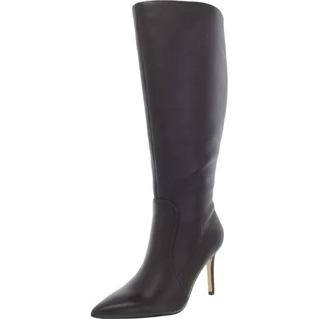 Nine West Womens Fivera Leather Pebbled Knee-High Boots | Walmart (US)
