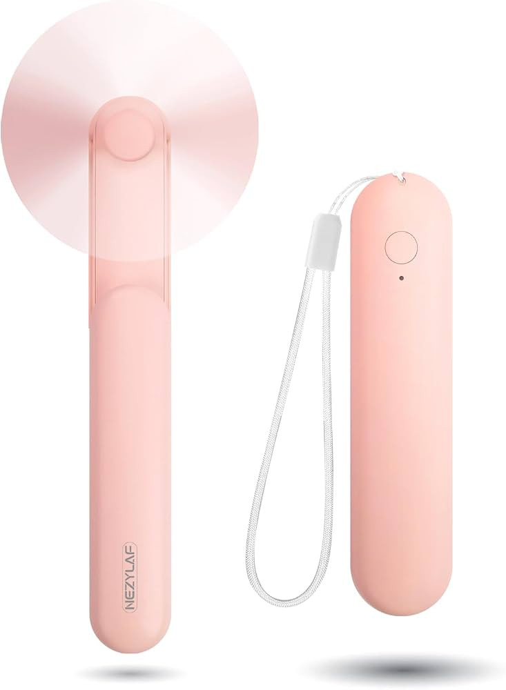 Nezylaf Portable Mini Handheld Fan, Small Rechargeable Personal Fan with Pocket Power Bank Design... | Amazon (US)