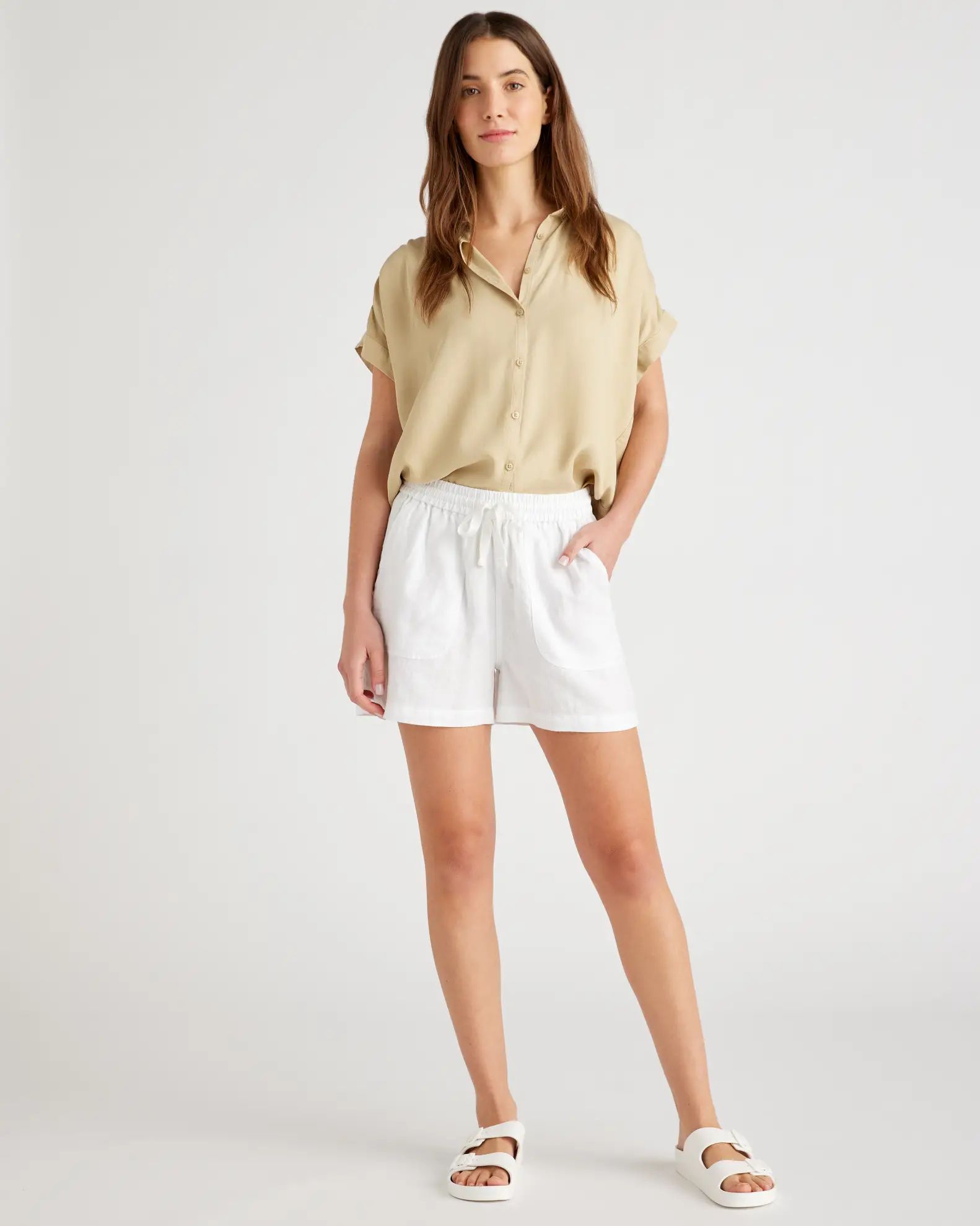 Women's 100% European Linen Shorts | Quince