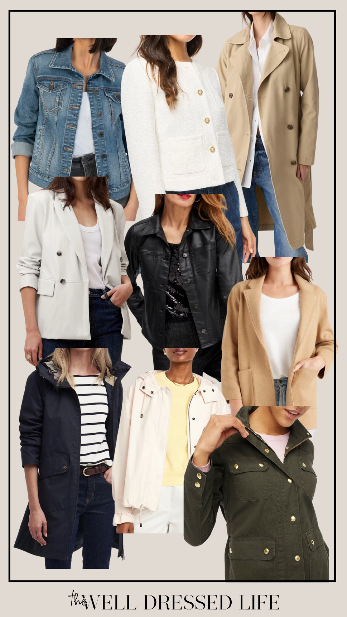 10 Spring Layers for Women over 40, from blazers and sweater jackets to water-resistant coats and trenches. There's something for any need. 

#LTKstyletip #LTKSeasonal #LTKover40