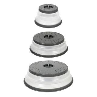 Spectrum Collapsible Microwave Covers for Food and Meal Prep (Set of 3) 47006-200 - The Home Depo... | The Home Depot