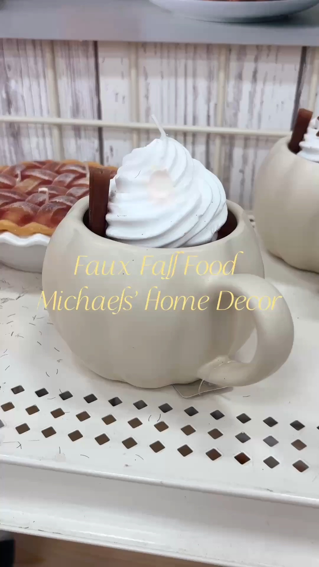 We love adding faux food into our seasonal home decor. I couldn’t believe all the faux food candles from Michaels’! You can even trim the wick if you don’t want it to look like a candle.

#LTKSeasonal #LTKHome