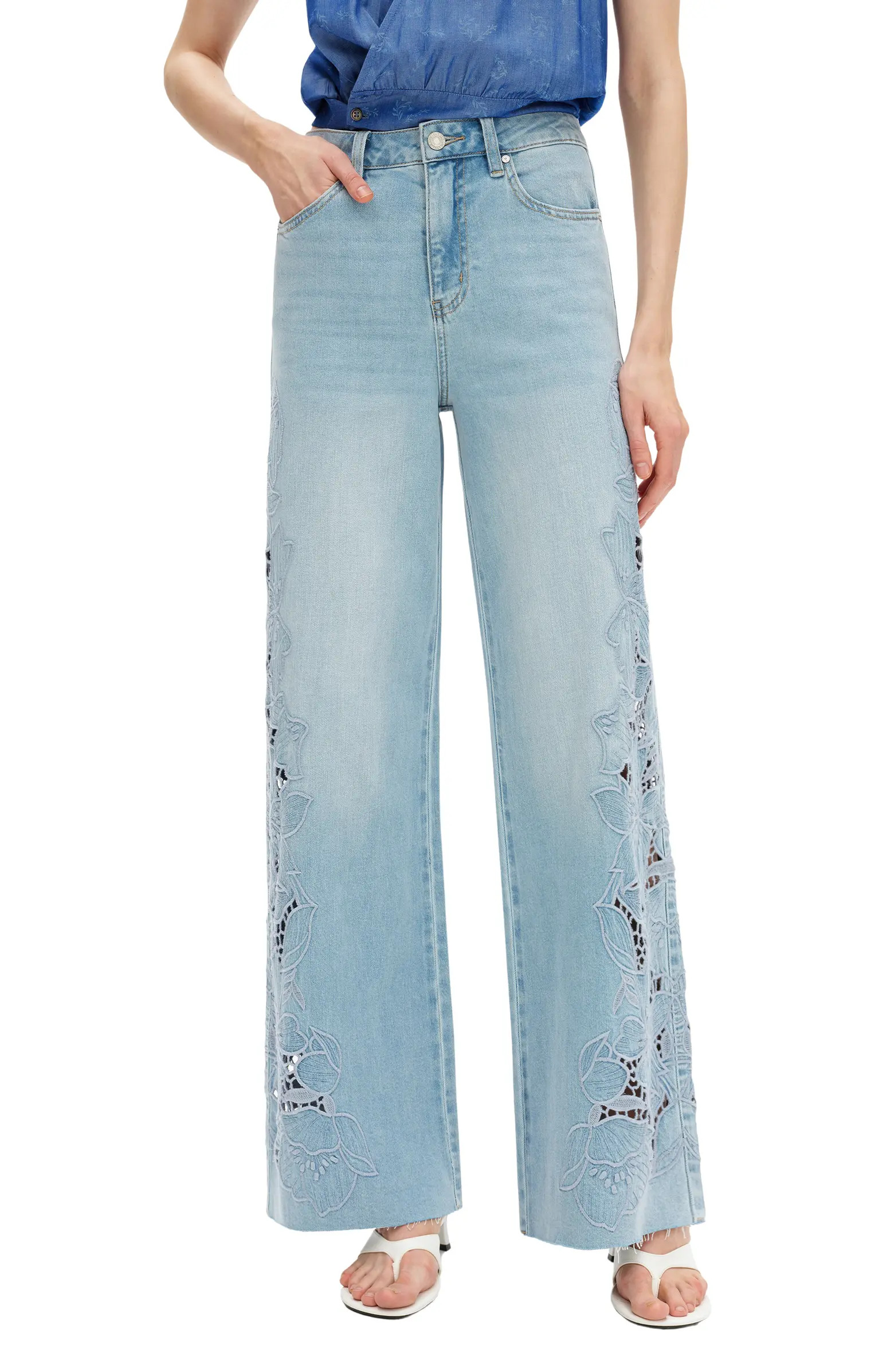 Bayeas High Waist Wide Leg jeans | Nordstrom | Nordstrom