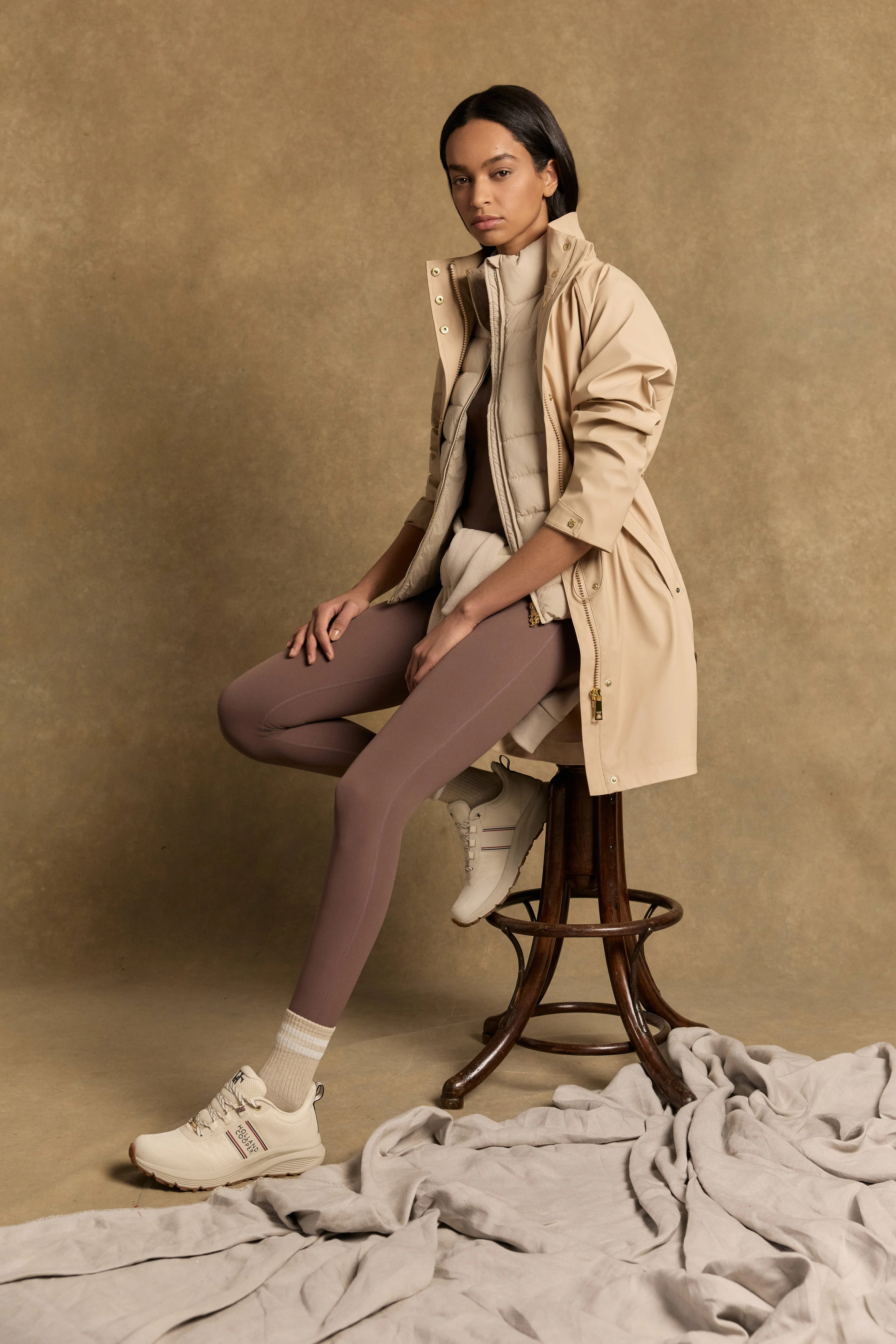 Supersoft Contour Legging (Truffle) | Holland Cooper