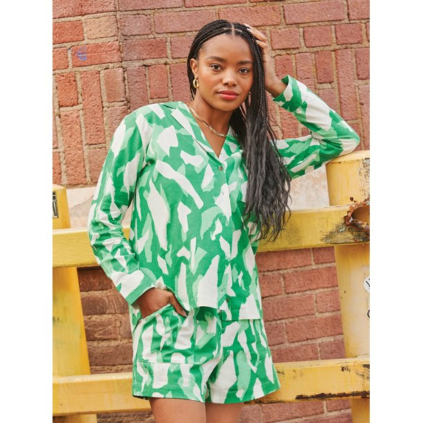 The Get Women's Smocked Waist Shorts | Walmart (US)