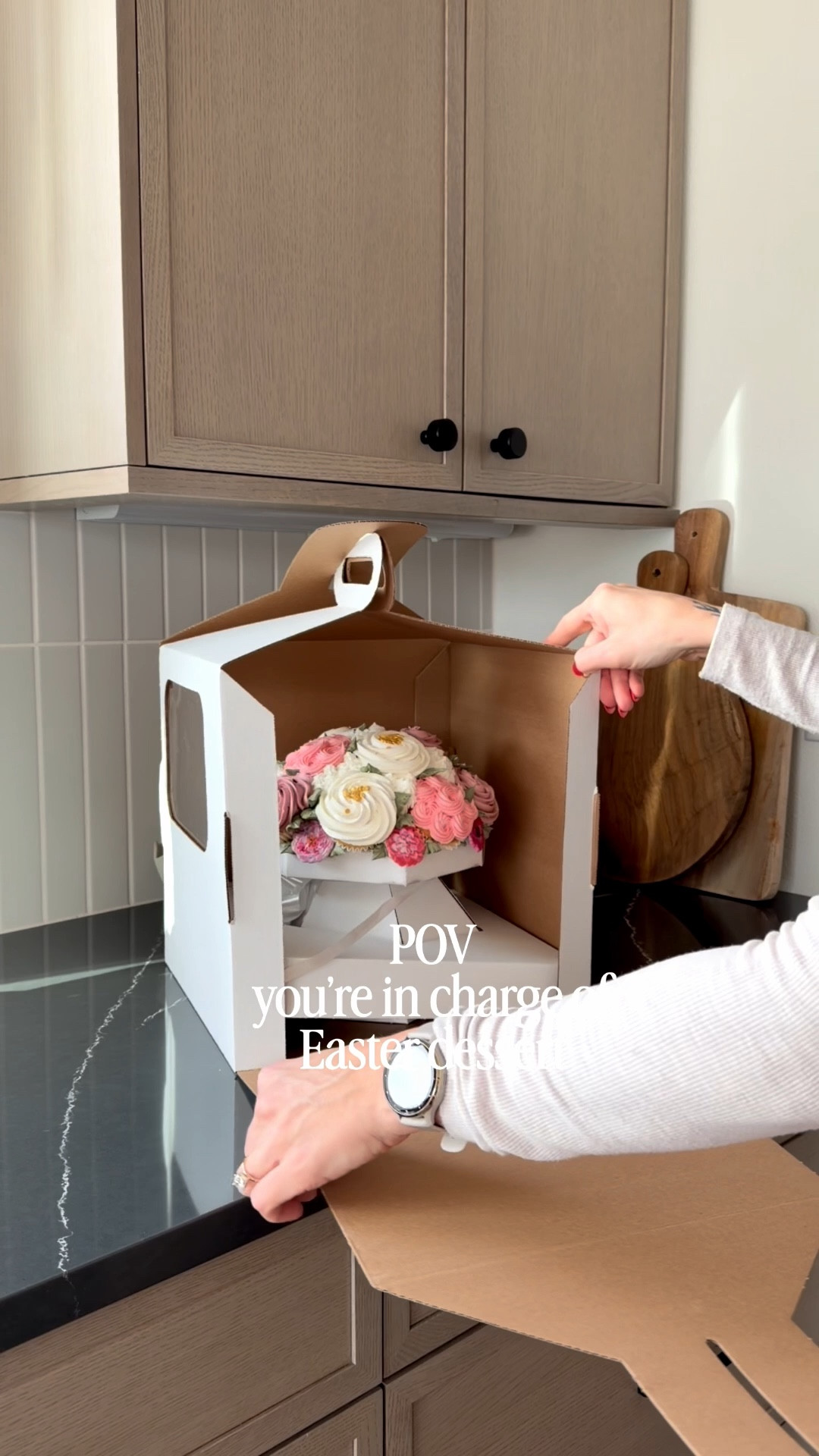 🧁 Need an Easter dessert? I got you! This cupcake bouquet from Walmart is the cutest idea and not to mention, everyone will be impressed! Includes 12 cupcakes for $20 and multiple styles/colors to choose from. 

You do have to order at least 48 hours ahead of time so order now before it’s too late! I went with a mix of chocolate and vanilla cupcakes with the buttercream frosting!

#walmart #cupcakes #cupcakebouquet #easter

#LTKSeasonal #LTKHome