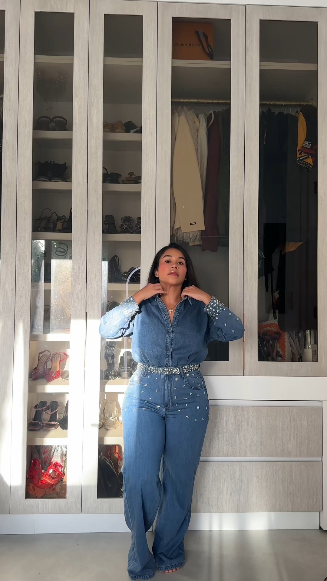 Denim outfit 

#LTKPetite #LTKFindsUnder100