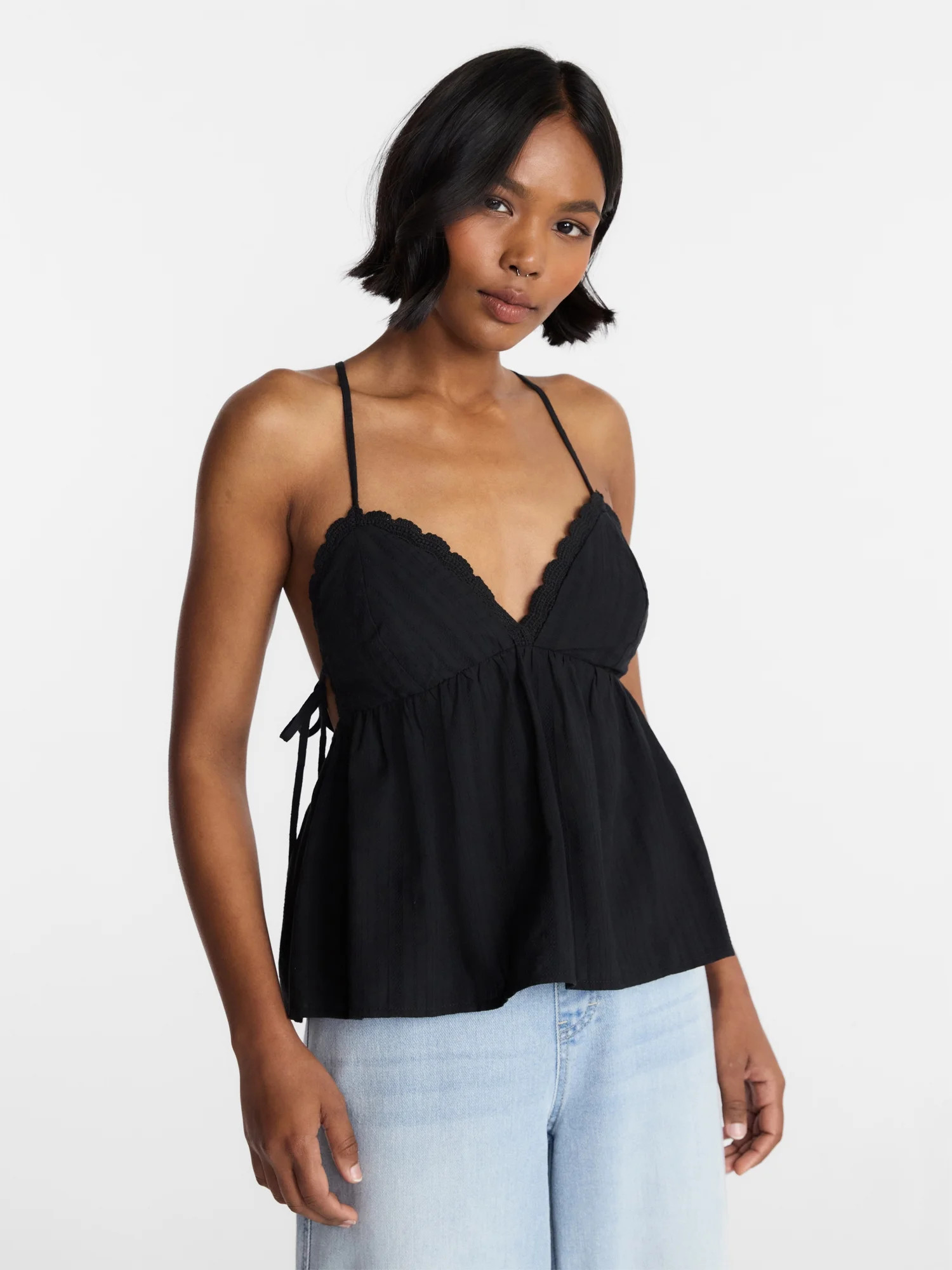 No Boundaries Triangle Cami, Women's XXS - XXL - Walmart.com | Walmart (US)
