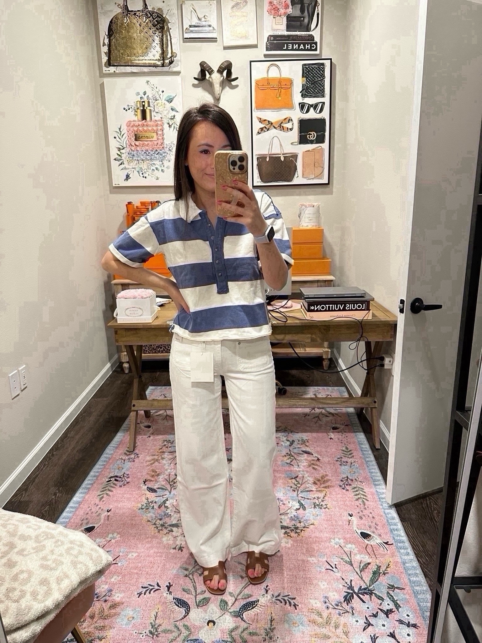 Marshall’s finds - free people polo (size xs) with dl1961 white wide leg jeans (size 25) 



#LTKSeasonal #LTKFindsUnder100 #LTKStyleTip