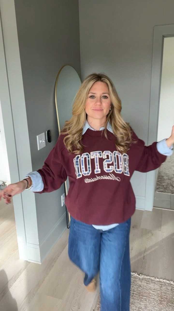 Pastor wife ootd! @abercrombie always comes in clutch on the sweatshirts! 

#LTKootd #LTKdayinmylife #LTKmomlife