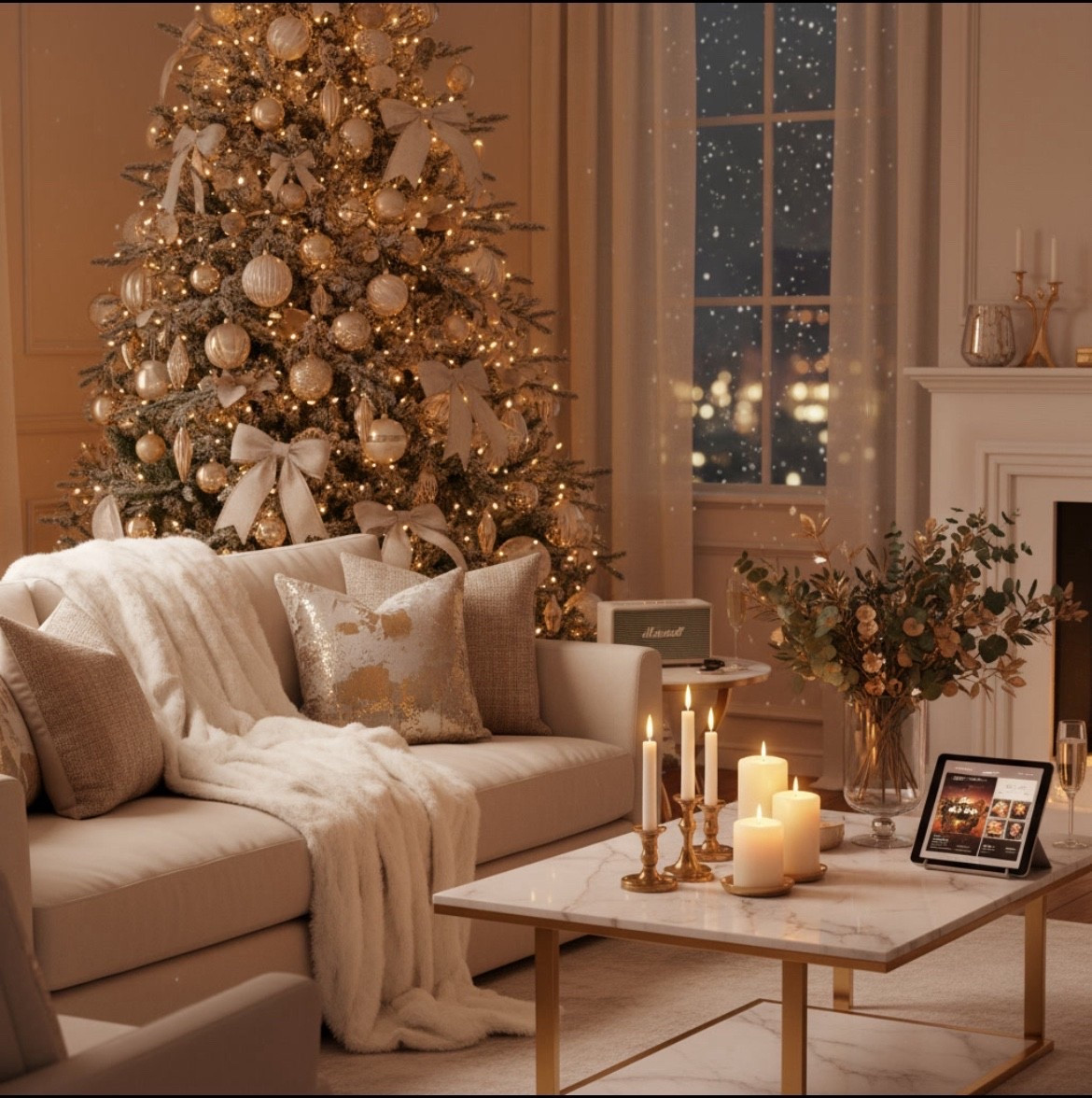 Christmas Decor Cozy meets luxury this season ✨My take on Christmas decorating — warm neutrals, gold accents, and soft textures. Shop my Holiday Decor🎄

#LTKHoliday #LTKGiftGuide #LTKSeasonal