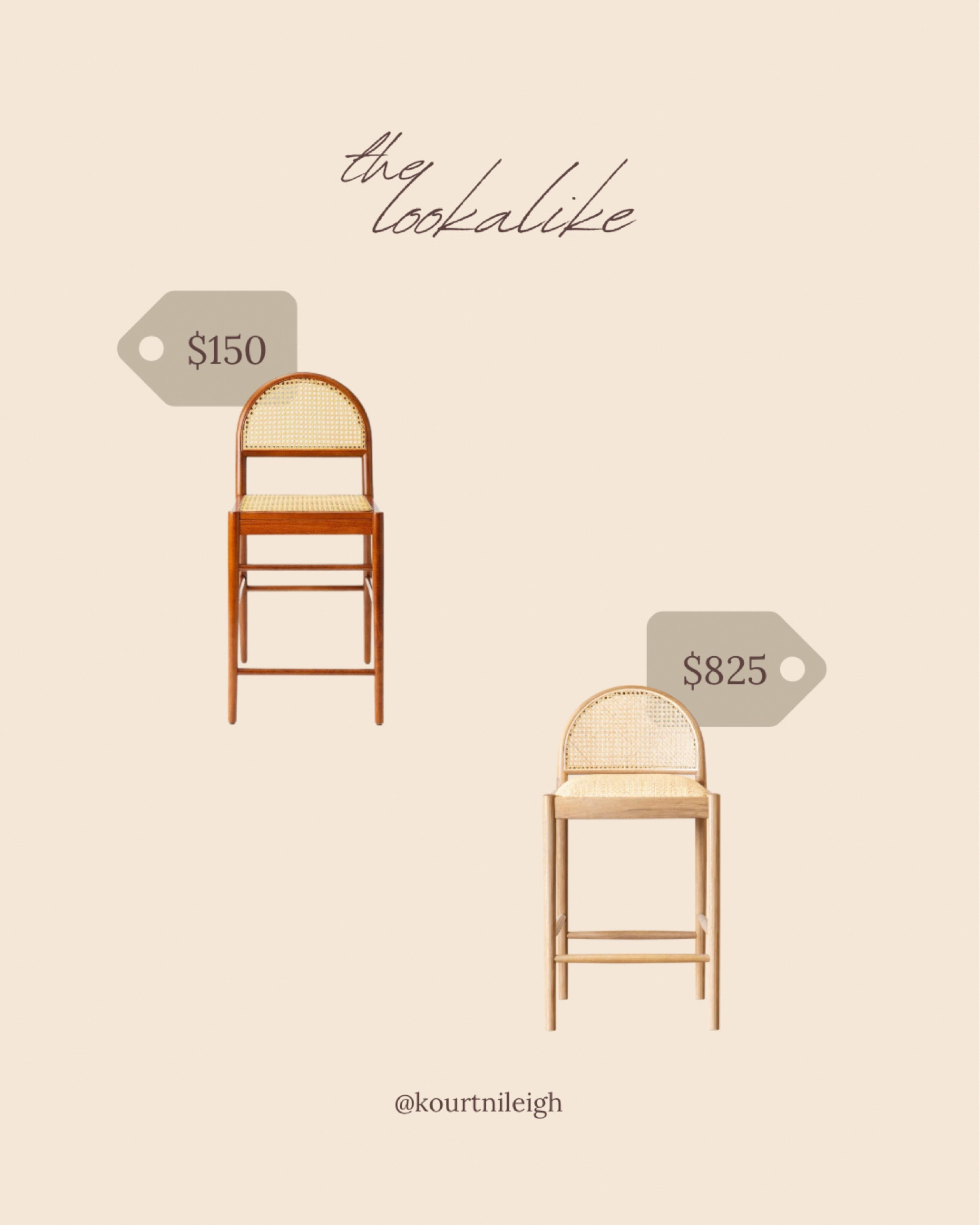 The Lookalike! Found an almost identical McGee&Co Arch Back Cane Counter Stool, that is a fraction of the cost! It just so happens its on sale now for $112! Save 25% off ticketed price.  

#LTKhome #LTKsalealert #LTKSeasonal