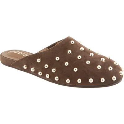 bcbg Apli Studded Mule in Brown at Nordstrom, Size 8.5 | Nordstrom
