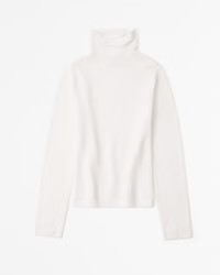 Women's Merino Wool-Blend Turtleneck Sweater | Women's Tops | Abercrombie.com | Abercrombie & Fitch (US)