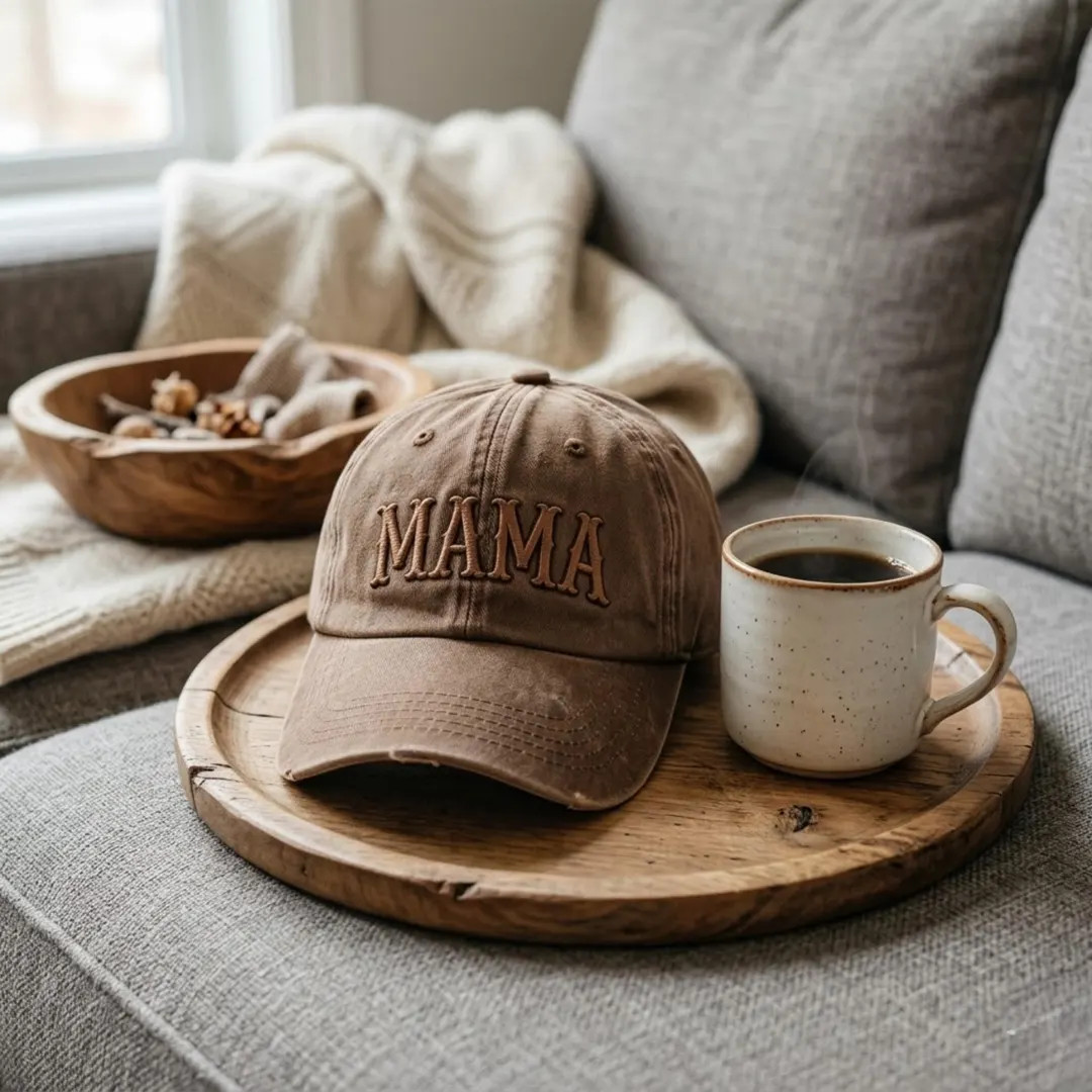 Embroidered Mama Trucker Hat | Tone on Tone Custom Embroidery | Etsy (Global)