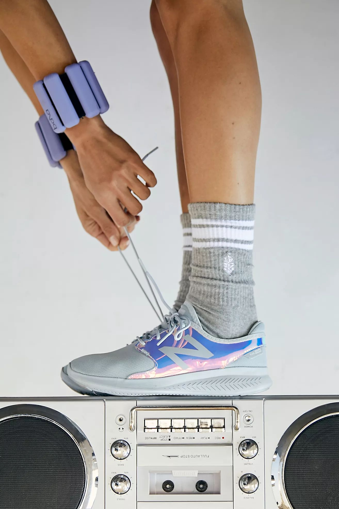 Movement Logo Stripe Tube Socks | Free People (Global - UK&FR Excluded)