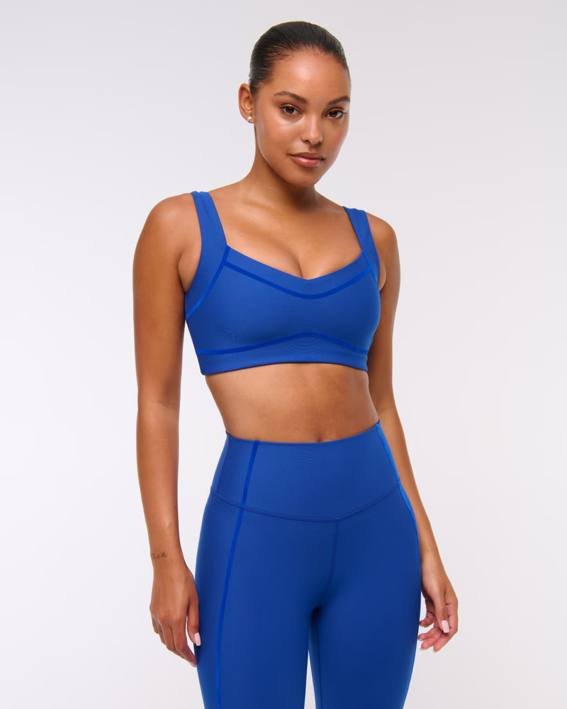 YPB sculptLUX Sweetheart Sports Bra | Abercrombie & Fitch (US)