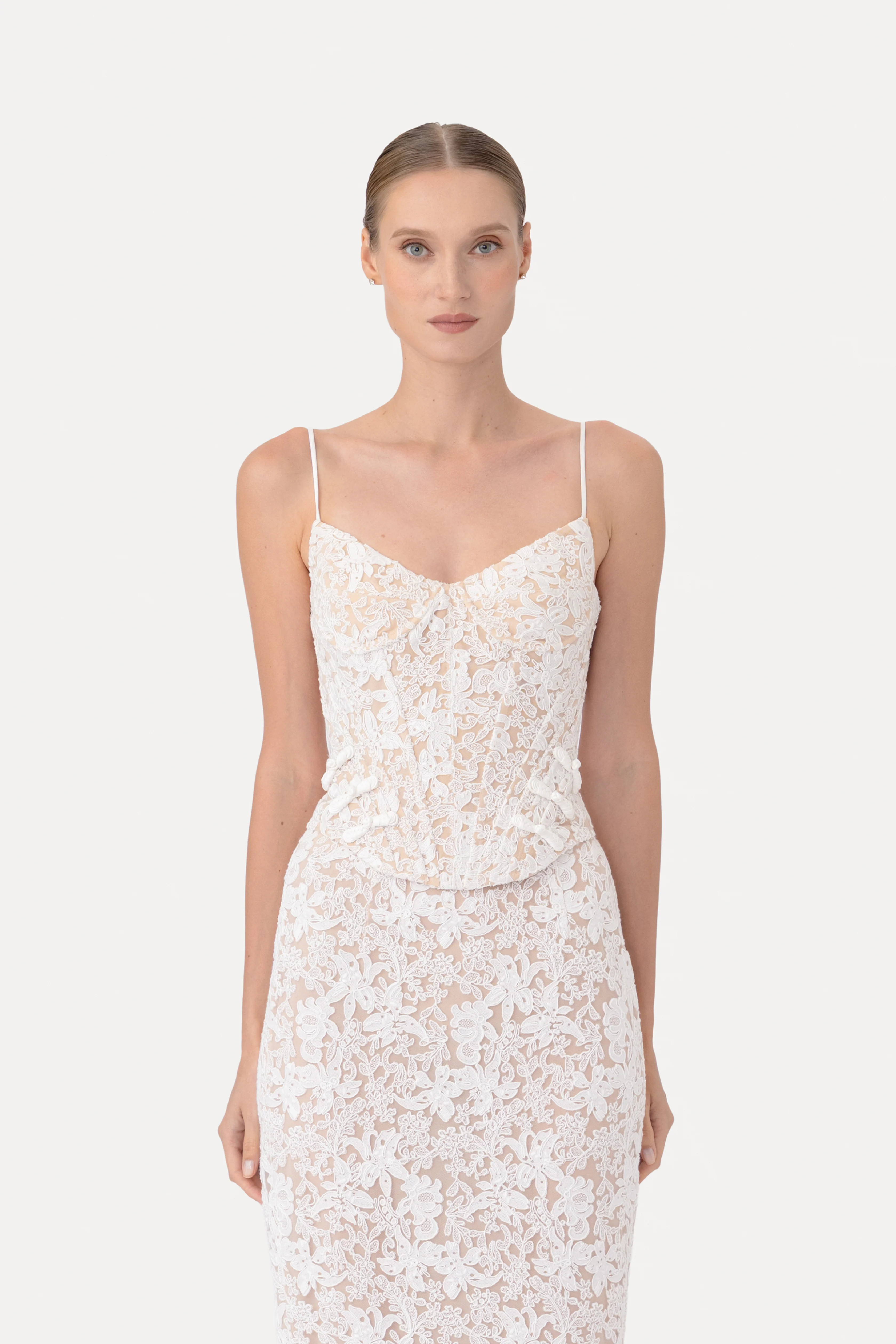 Roma Lace Corset Top | Sau Lee