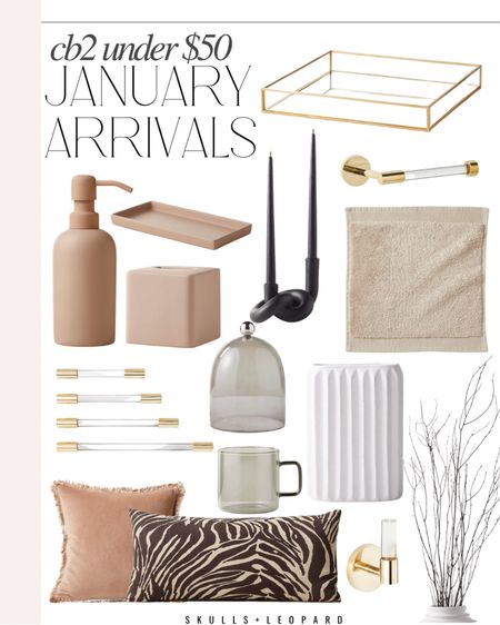 Cb2 January new arrivals that are all $50 or less!

Home decor, home finds, neutral decor, neutral home 



#LTKFind #LTKhome #LTKunder50
