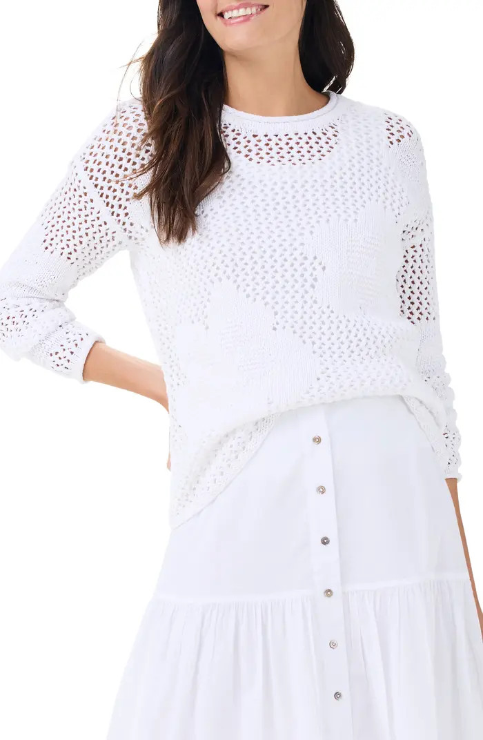 NIC+ZOE Bloom Open Stitch Sweater | Nordstrom | Nordstrom